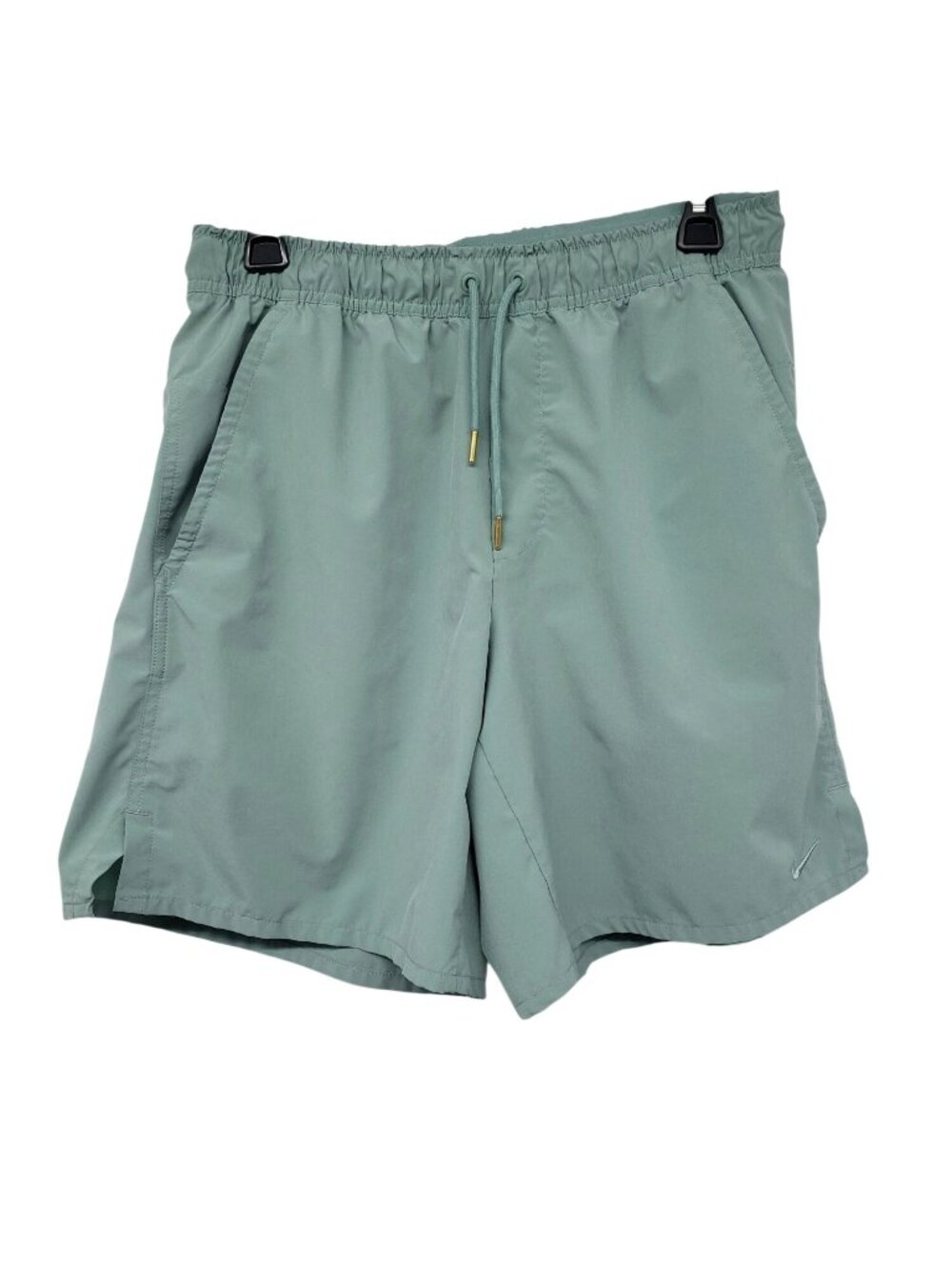 Nike Mint Green Pastel Running Shorts Elastic Waist Drawstring Mens M Medium